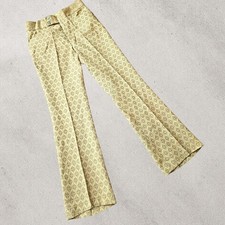 Vintage DEADSTOCK 1970s Levis Sta-Prest Slacks Pants Tan Diamond Flare 31x32 NWT picture