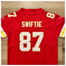Chiefs Jersey Women’s Taylor Swift Travis Kelce SWIFTIE stitched size S M L XL  picture