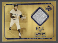 Orlando Cepeda HOF 2001 Upper Deck Hall Of Famers Memorabilia Game Jersey Gray picture