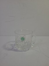 Vintage Galway Irish Crystal Ashford Baby Cup Mug In Original Box Ireland picture