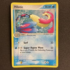 2005 Pokémon/Nintendo Milotic 8/106 Holo Rare Emerald Pokemon MP picture