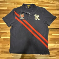 Ralph Lauren Polo Shirts Men’s PRL Rugby Club Crest Men's #12 Men’s XL Vintage picture
