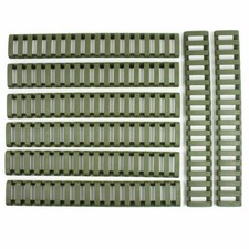 8 Pieces Heat Resistant Weaver Picatinny Ladder Rail Cover - OD Green picture