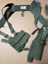 London Bridge Trading LBT Shoulder Holster RH w/ dual mag pouch Green picture