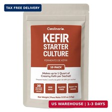 Coolinario Kefir Starter (10-Pack, 1.5g Sachets) Live Probiotic Cultures | Homem picture