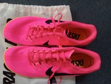 Nike Zoom Rival Track & Field Distance Spikes Pink Orange Size Mens 9 picture