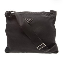 Black PRADA Messenger Cross Body Bag Great Condition Authentic picture