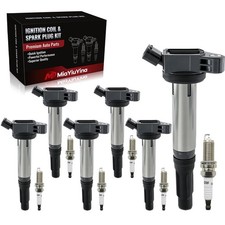 6Pk UF487 Ignition Coils & Iridium Spark Plugs Tune Up Kit for Toyota/Lexus picture
