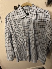 Orvis Men’s Button Up Size, Large, Long Sleeves, Blue, Multicolor Check picture