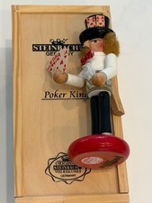Steinbach Poker King Nutcracker RARE 2008 (S286) 5.5
