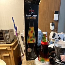 Unique Unused Vintage Original 17 in Graffiti Lava Lamp with Box picture