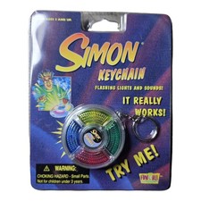 Vintage 1998 Simon Keychain Fun 4 All Sealed Electronic Memory Game 81500 picture