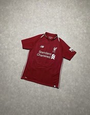 NWOT Liverpool FC 19/20 Home Jersey M.SALAH 11 New Balance Size M 50x68cm picture