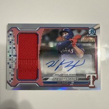 2026 Bowman Chrome Autograph Relic - Wyatt Langford /150 picture