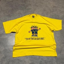 Yellow vintage 90s boy scouts picture