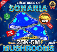 CREATURES OF SONARIA🍄[ 25K - 5M Mushrooms / MUSH]⚡FASTEST DELIVERY・COS⚡ million picture