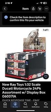 New Ray Toys 1:32 Scale Ducati 24 Piece Assortment w/ Display Box - 06037iA picture