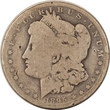 1895-O $1 MORGAN DOLLAR - LOW GRADE, TOUGHER DATE picture