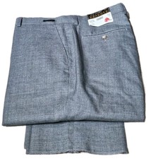 NWT JOS.A.BANK RESERVE-Gray Wool, Mens Flt.Fnt, All Seasons Dress Pants-(37).UF picture