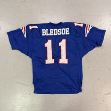 Vintage Drew Bledsoe 11 Patriots NFL Pro Line Wilson Jersey - Men’s Size 52 picture