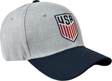 USMNT Gray Hat - Adjustable Fit - Authentic - Embroidered Detail picture