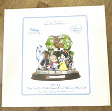 BNIB Precious Moments Disney Showcase Snow White Musical Figurine 123104 picture