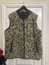 Burlebo Men's Sherpa Full-Zip Vest Size XL, Camo picture