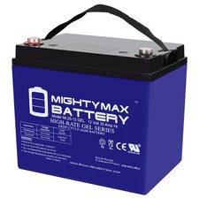 Mighty Max ML35-12 GEL - 12V 35AH GEL, INT Terminal Rechargeable SLA AGM Battery picture