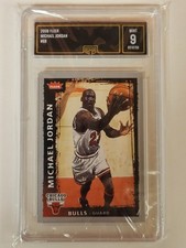 2008-09 Fleer Michael Jordan #68 GMA 9 MINT Chicago Bulls Hall of Fame picture
