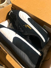 PUMA Men's Athletic Low Top Lace-Up Sneakers - Black/White Casual Activewear picture