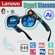 Lenovo Smart Glasses AI Bluetooth Audio Glasses w/ Built-In Microphone for Calls picture
