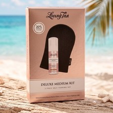 Loving Tan Deluxe Bronzing Mousse Medium Self-Tanning Starter Kit With Mitt picture