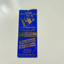 Ray Cosgrove Bob Sullivan Vintage Matchbook Cover TMB54-6 picture