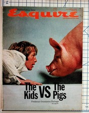Esquire September 1969 The Kids VS The Pigs Magazine College Counterculture picture