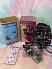 RARE NOS PRIMUS #3233 SPYDER Single Backpack Stove Auction Sports Series W/ TIN picture