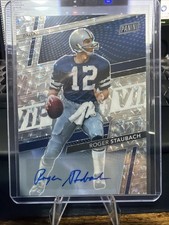 Roger Staubach Panini Gold Auto /12 Dallas Cowboys HOF Autograph picture