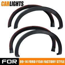 4PC Factory Style Fender Flares Wheel Protector Replacement Fits 09-14 Ford F150 picture