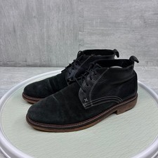 Wolverine 1883 Hensel Desert Boots Men's 9 Black Ankle High Suede Leather picture