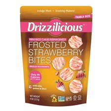 Drizzilicious Frosted Strawberry Mini Rice Cakes 8 oz picture