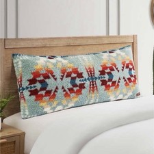 Pendleton  Oversized Geometric Rectangular Decorative Pillow, Sherpa.  picture