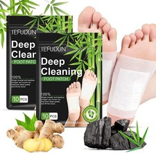 30-150Pcs Foot Detox Patches Pads Toxins Deep Cleansing Herbal Organic Slimming picture