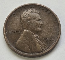 1914-S Lincoln Wheat Cent 1c  - 