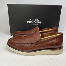Allen Edmonds Shoes Mens Size 10.5 Brown Carson Venet Leather Casual Loafer $350 picture