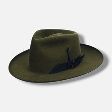 Bailey 1922 Men's Green Barksdale Fedora Hat Size M picture