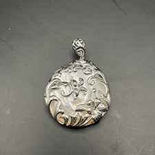 JTV Mother of Pearl Sterling Pendant  Flower   picture