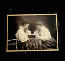 Rare Antique Turn of Century Photographic Chocolate Advertisement Cabinet Card picture