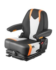 VEVOR Universal Forklift Seat Fold Down Tractor Suspension Seat Chair Adjustable picture