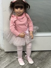 Ashton Drake Lara Lifelike Realistic Ballerina Girl Child Doll Ballet Tutu 31