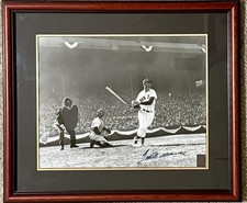 Ted Williams Signed 16x20 Opening Day Fenway Park '47 Red Sox Brearley Photo   picture