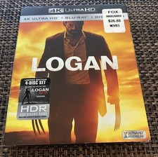 Logan (4k Ultra HD, 4-Disc Set, 2017) Theatrical & Noir - w/ OOP Slipcover New picture